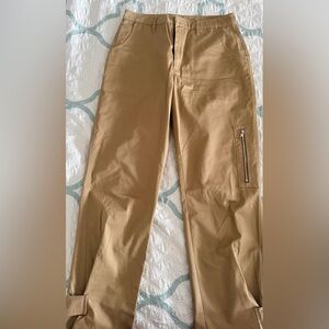 Stylish Tan Utility Trousers